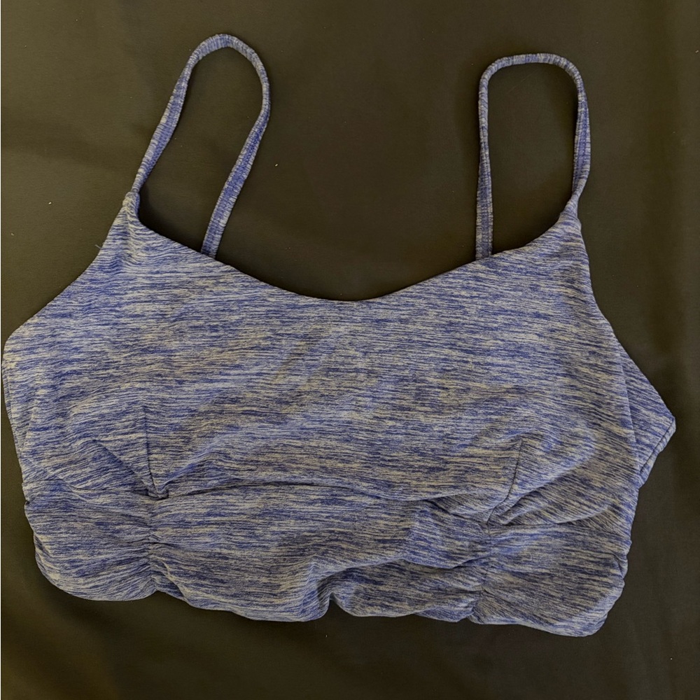 Women's Blue Heathered Bralette